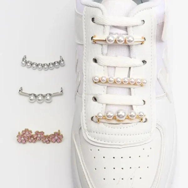 Ladies 1Pcs Fashion Pearl Shoe Charms - Image 5