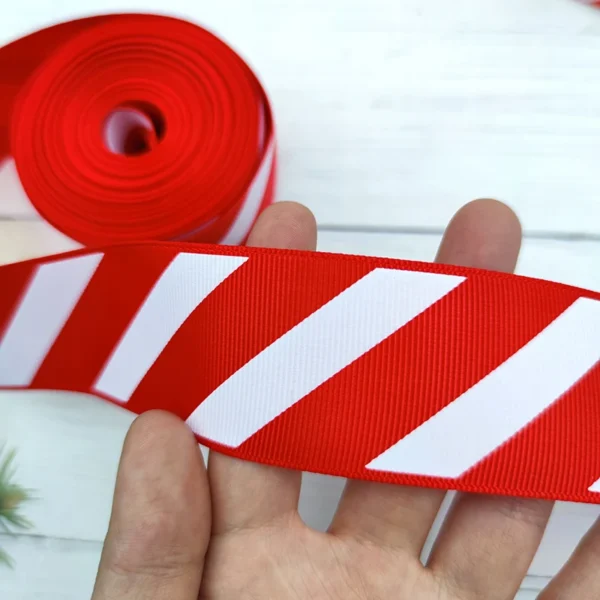 Holiday Scene Christmas Thread Ribbon Ribbon - Image 4